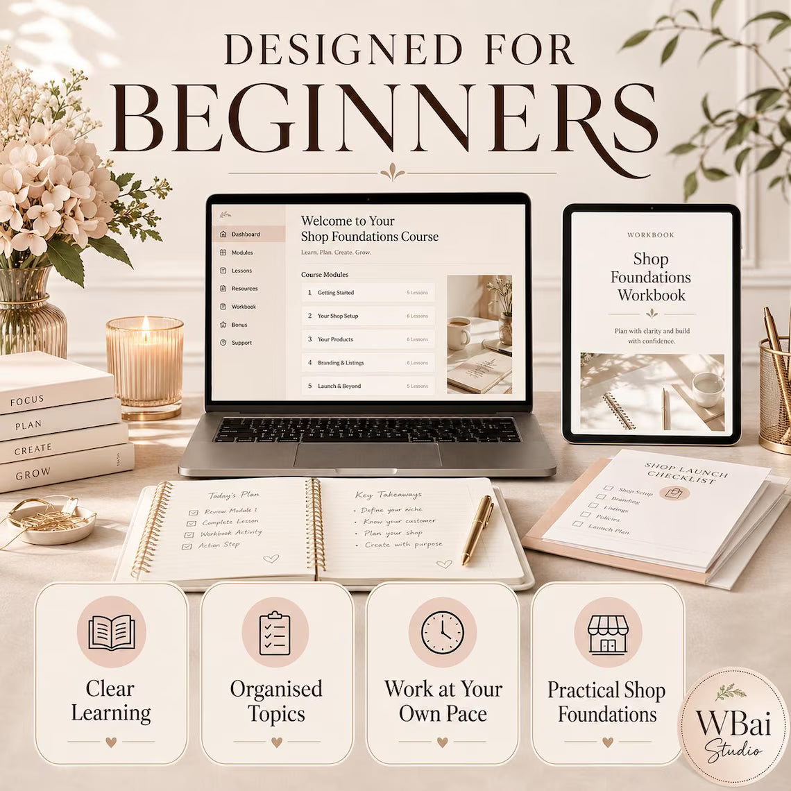 Digital Shop Foundations & Creator Roadmap Bundle